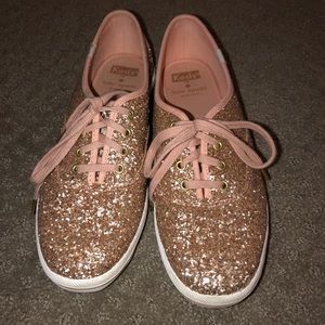Sparkly pink Kate Spade Keds